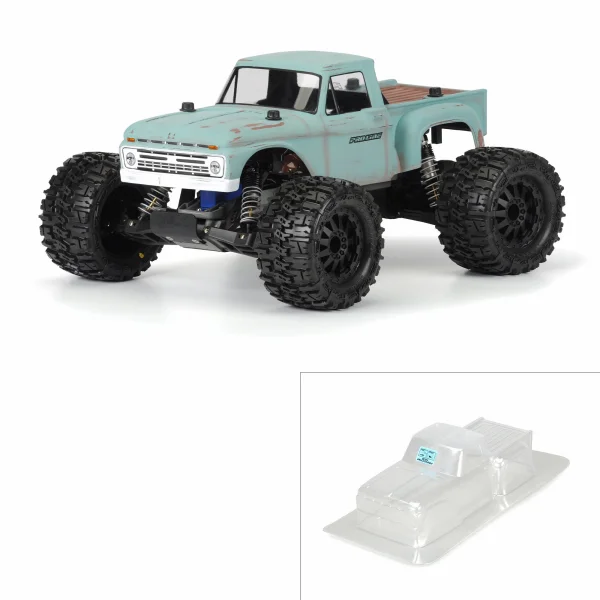 ProLine 1966 Ford F-100 Clear Bodyshell for Stampede/Granite