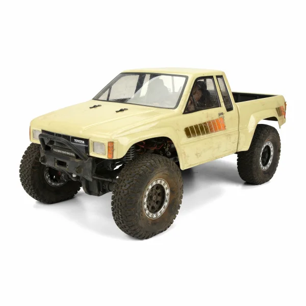 ProLine 1985 Toyota Hilux SR5 Clear Bodyshell Cab + Bed for SCX10 313mm WB	