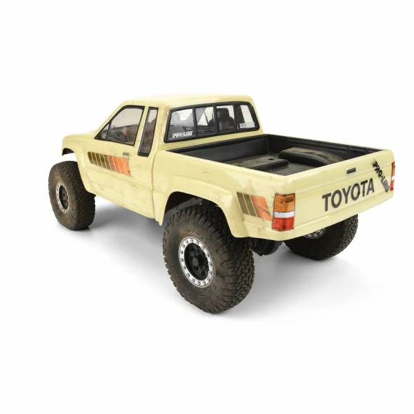 ProLine 1985 Toyota Hilux SR5 Clear Bodyshell Cab + Bed for SCX10 313mm WB	