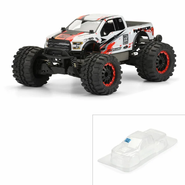 Proline 2017 Ford F-150 Raptor Clear Bodyshell For Traxxas Stampede