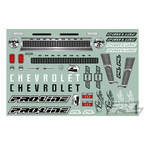 ProLine 1966 Chevrolet C-10 Clear Bodyshell For SCX-10 313mm Crawlers