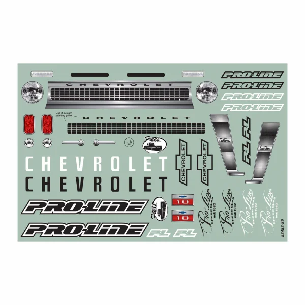 ProLine 1966 Chevrolet C-10 Clear Bodyshell For SCX-10 313mm Crawlers