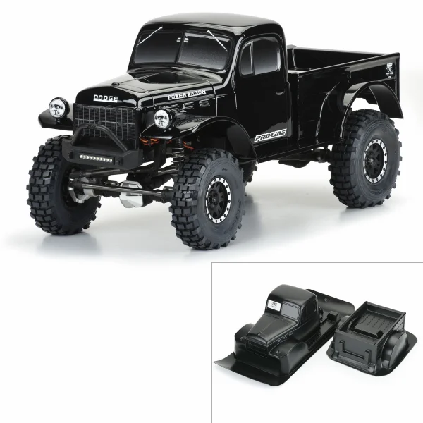 ProLine 1946 Dodge Power Wagon - Pre Painted Black - 313mm WB