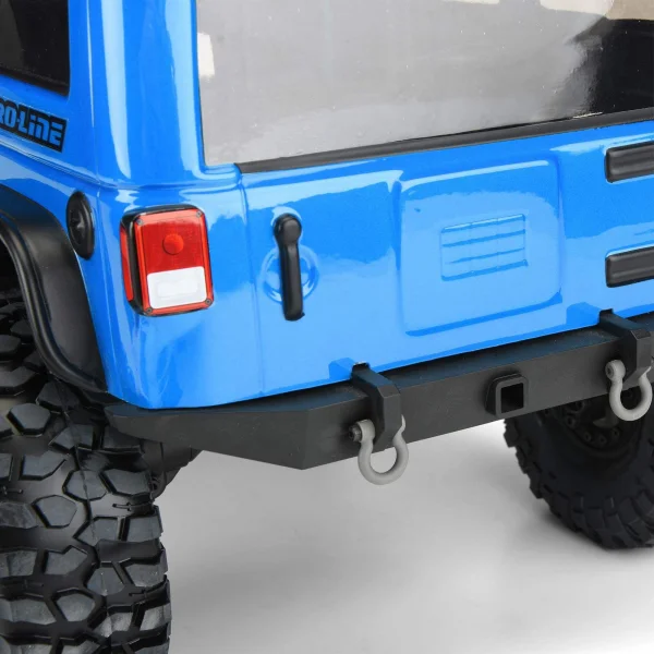 ProLine Jeep Wrangler Rubicon Unlimited Clear Body - Fits Traxxas TRX-4 (12.8 Inch Long Wheelbase)
