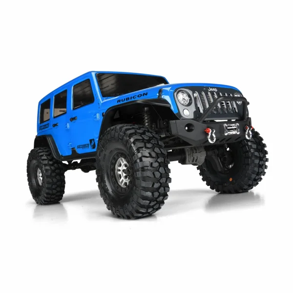 ProLine Jeep Wrangler Rubicon Unlimited Clear Body - Fits Traxxas TRX-4 (12.8 Inch Long Wheelbase)