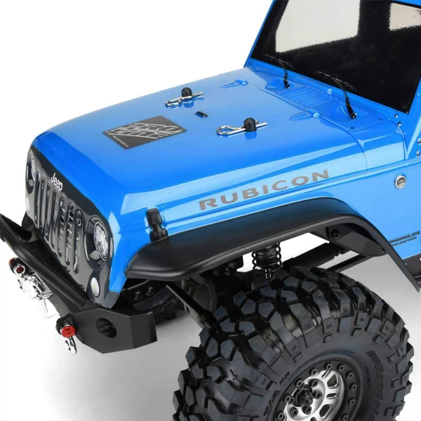 ProLine Jeep Wrangler Rubicon Unlimited Clear Body - Fits Traxxas TRX-4 (12.8 Inch Long Wheelbase)