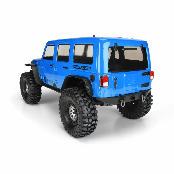 ProLine Jeep Wrangler Rubicon Unlimited Clear Body - Fits Traxxas TRX-4 (12.8 Inch Long Wheelbase)