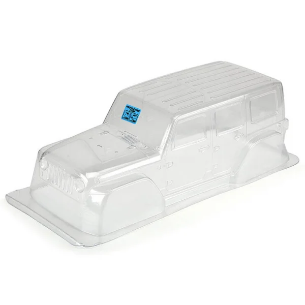 ProLine Jeep Wrangler Rubicon Unlimited Clear Body - Fits Traxxas TRX-4 (12.8 Inch Long Wheelbase)