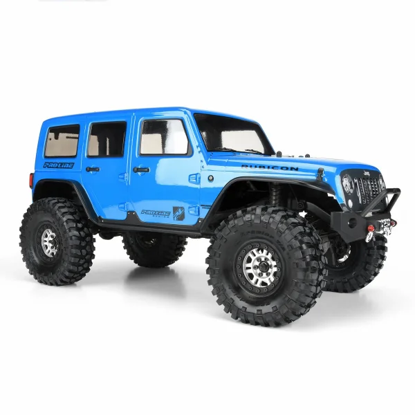 ProLine Jeep Wrangler Rubicon Unlimited Clear Body - Fits Traxxas TRX-4 (12.8 Inch Long Wheelbase)