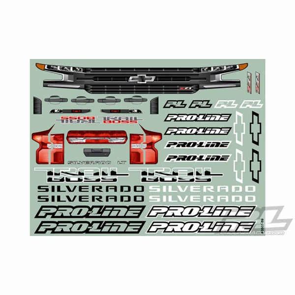 ProLine Pro-Line Precut 2019 Chevy Z71 Silverado Clear Body for Traxxas X-MAXX