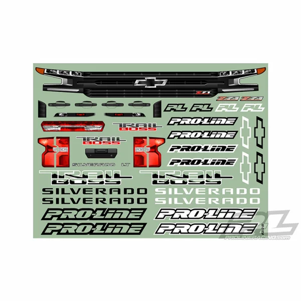 ProLine 2019 Chevy Silverado Z71 Trail Boss Tru Scale Body