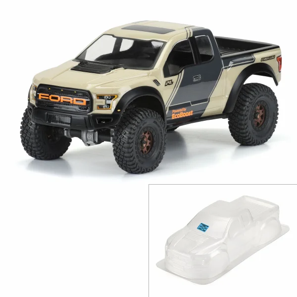 ProLine 2017 Ford F150 Raptor Clear Body 313mm For Crawler
