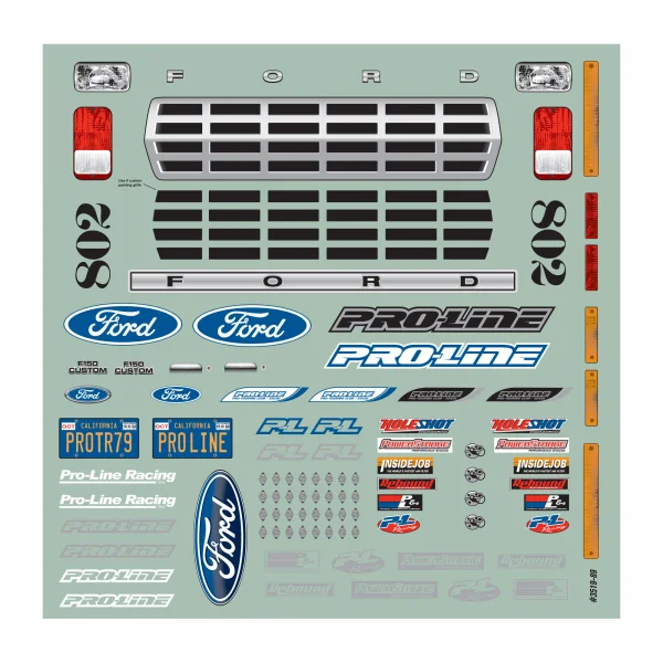 ProLine 1979 Ford F-150 Race Clear Body For Slash/SC10