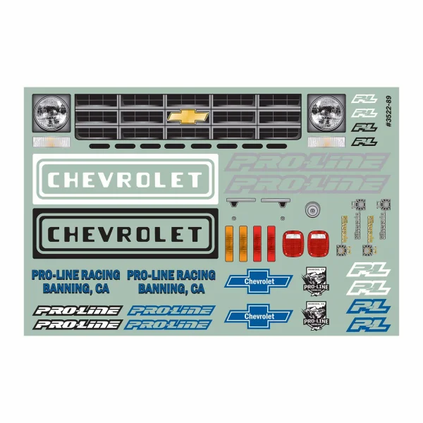 ProLine 1978 Chevy K-10 Clear Body Cab + Bed - 313mm WB