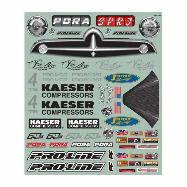 ProLine Super J Pro-Mod Drag Car Clear Bodyshell For Traxxas Slash 2WD