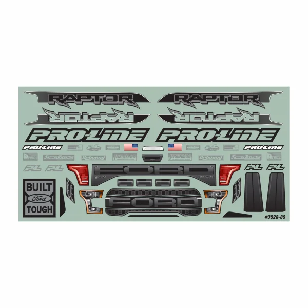 ProLine Precut 2017 Ford F-150 Raptor Clear Body - Rustler 4X4