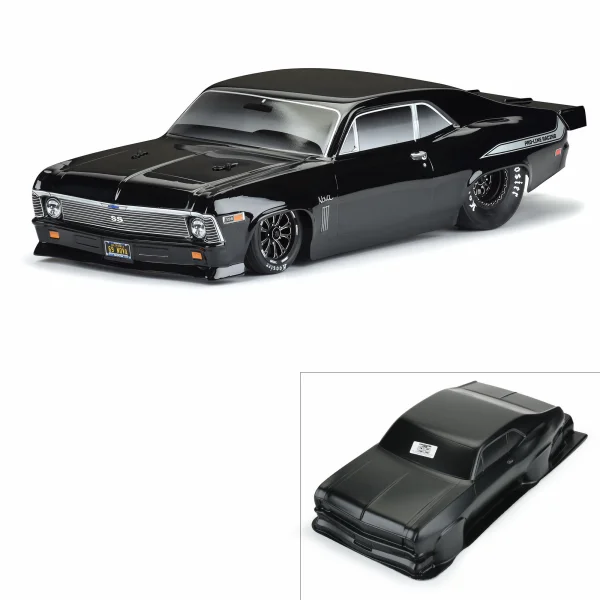 ProLine 1969 Chevrolet Nova - Pre Painted Tough Colour Black - Slash/Drag