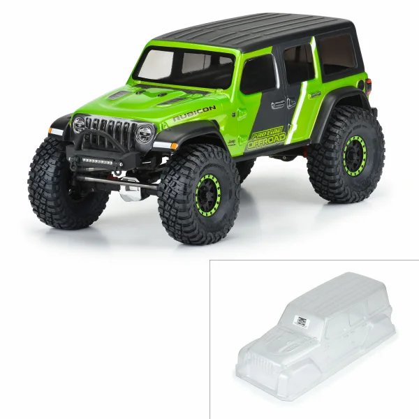 ProLine Jeep Wrangler JL Unlimited Rubicon Clear Crawler Bodyshell - ProLine 2020 Jeep Gladiator Clear Crawler Bodyshell - 313mm Wheelbase