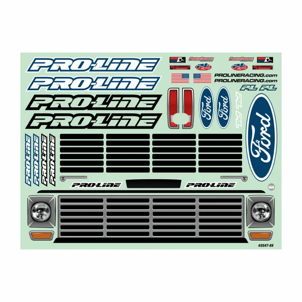 ProLine Precut Ford F-100 Race Truck Clear Body For Traxxas UDR