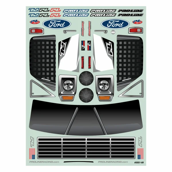 ProLine Pre-Cut 1967 Ford F100 Clear Shell For Slash/Fusion