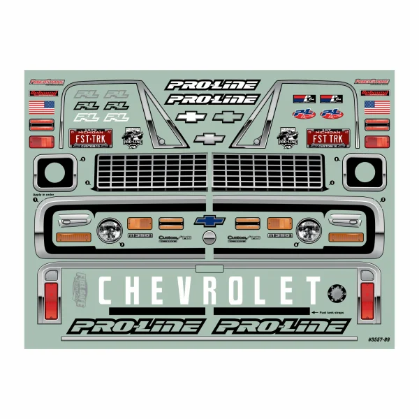 ProLine 1972 Chevy C-10 Clear Drag Bodyshell