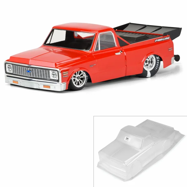 ProLine 1972 Chevy C-10 Clear Drag Bodyshell