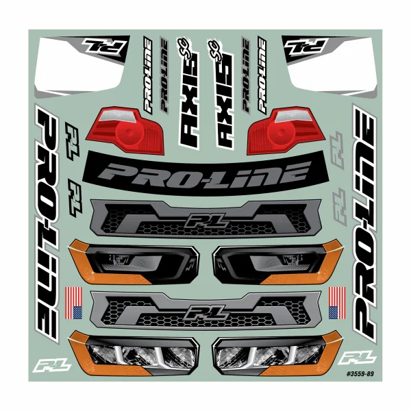 ProLine Axis SC Clear Body For Pro Fusion 4X4/Slash/SC6.1/Sct
