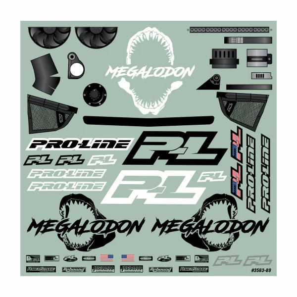 ProLine Megalodon Desert Buggy Clear Body For Traxxas Slash