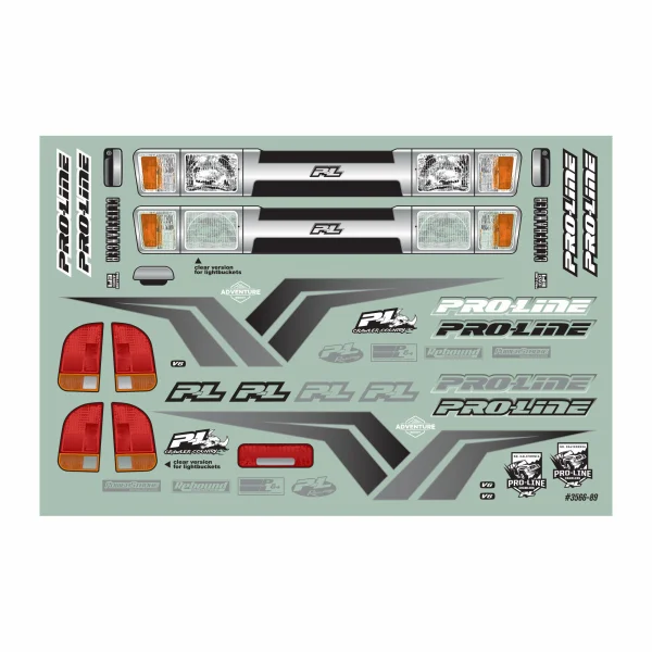 ProLine Cliffhanger Clear Bodyshell For 313mm Crawlers
