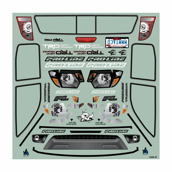 ProLine 2015 Toyota Tacoma TRD Clear Body Set + Accessories (313mm WB)