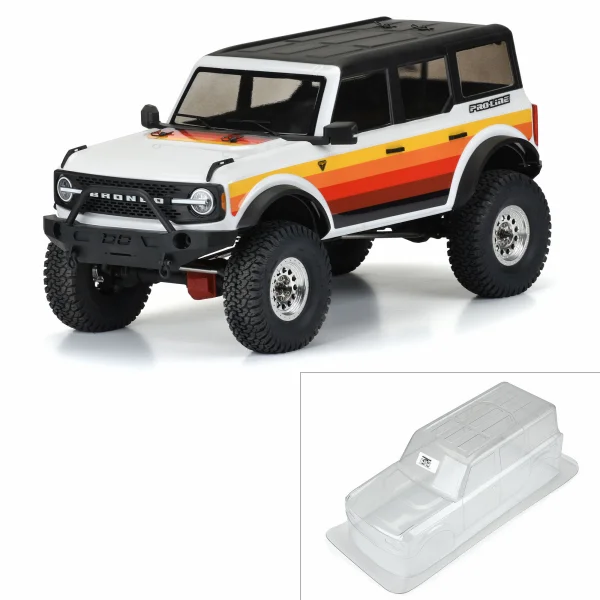 ProLine 2021 Ford Bronco Clear Body Set + Accessories (313mm WB) ** CLEARANCE **