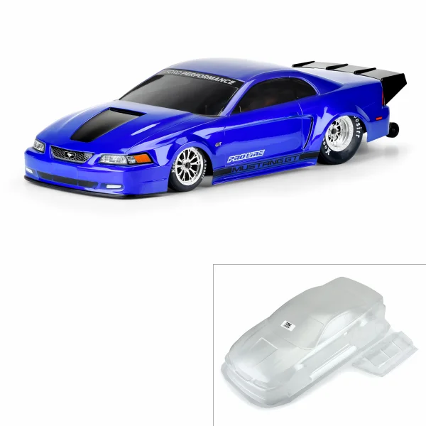 ProLine 1999 Ford Mustang Clear Drag Body For 22S/DR10 — image 5 of 8