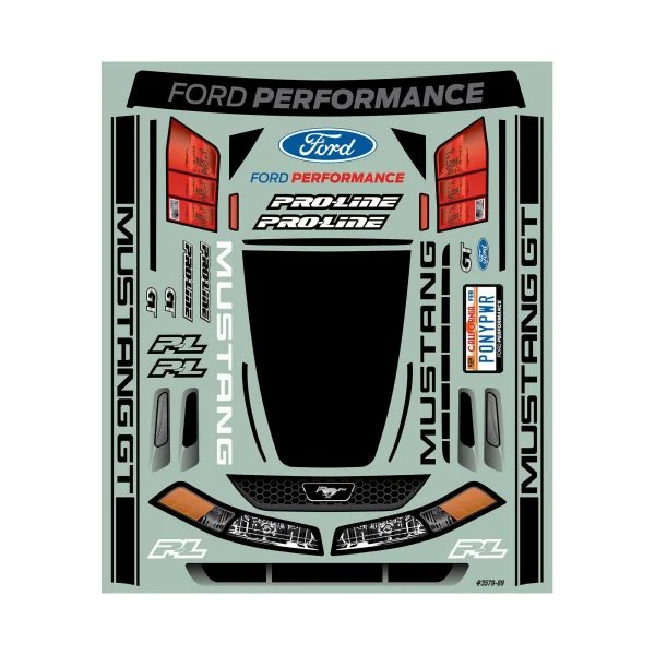 ProLine 1999 Ford Mustang Clear Drag Body For 22S/DR10 — image 8 of 8