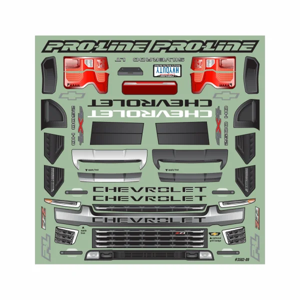 ProLine 2021 Chevy Silverado 2500 HD Clear Body - Fits E-Revo/MAXX
