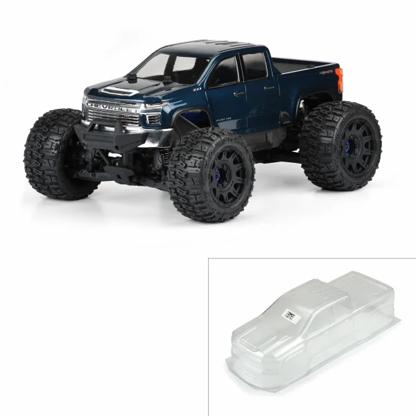 ProLine 2021 Chevy Silverado 2500 HD Clear Body - Fits E-Revo/MAXX