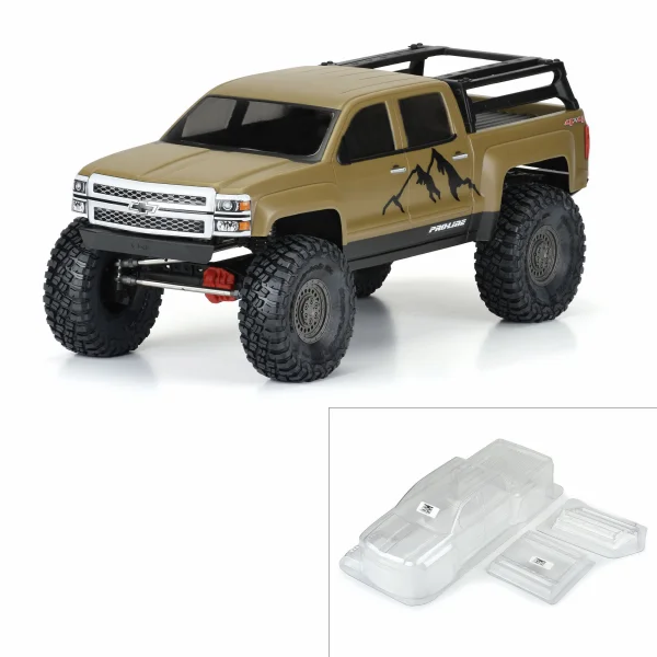 ProLine Chevrolet Silverado Clear Crawler Body (353mm WB)