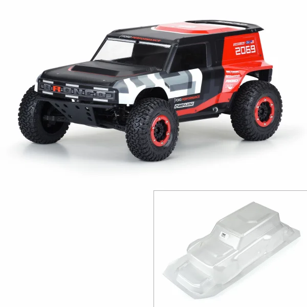 ProLine Ford Bronco R Clear SC Bodyshell - Fits Tenacity/Senton/Slash