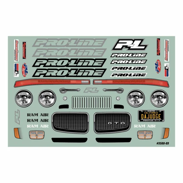 ProLine 1970 Pontiac Gto Judge Clear Drag Body For 22S/DR10 — image 14 of 14