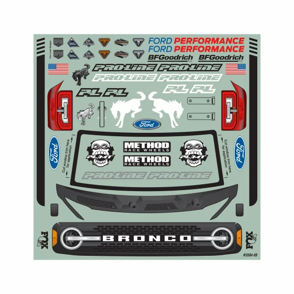 ProLine 2021 Ford Bronco Clear Body For MAXX/E-Revo