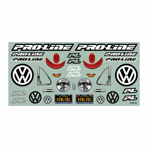 ProLine Volkswagen Beetle Clear Crawler Bodyshell (313mm WB)