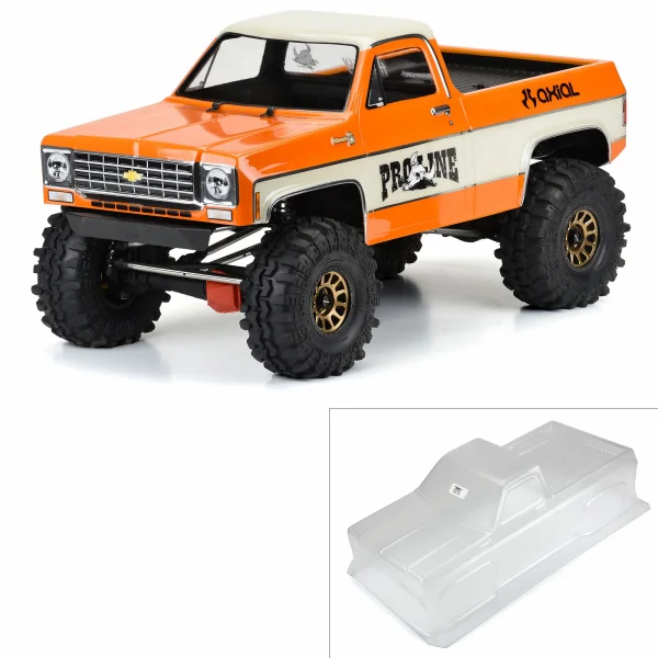 ProLine 1978 Chevy K-10 Clear Body For Axial SCX6