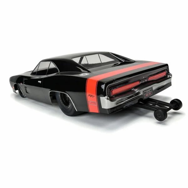 1:10 1970 Dodge Charger Clear Body: Drag Car — image 3 of 9