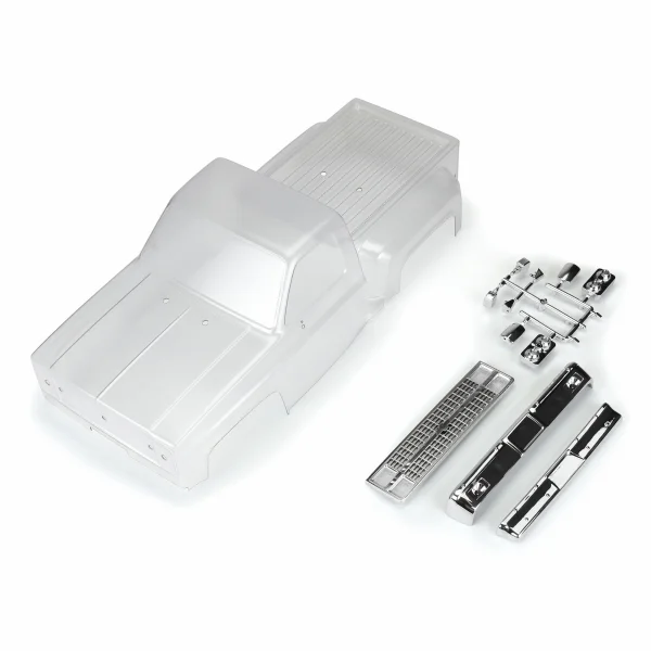 ProLine 1982 Chevy K-10 Clear Body Set with Scale Molded Accesories (312mm WB)