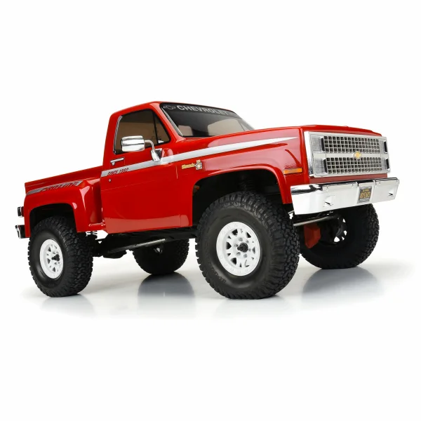 ProLine 1982 Chevy K-10 Clear Body Set with Scale Molded Accesories (312mm WB)