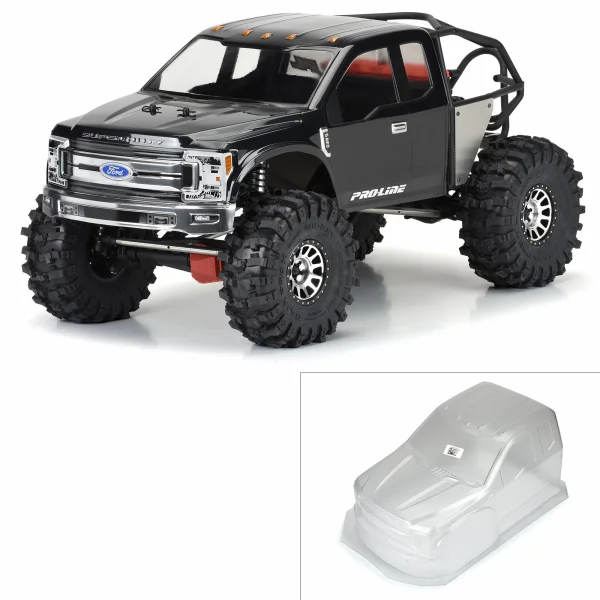 ProLine 1:6 2017 Ford F-250 Super Duty Cab-Only Clear Body: SCX6