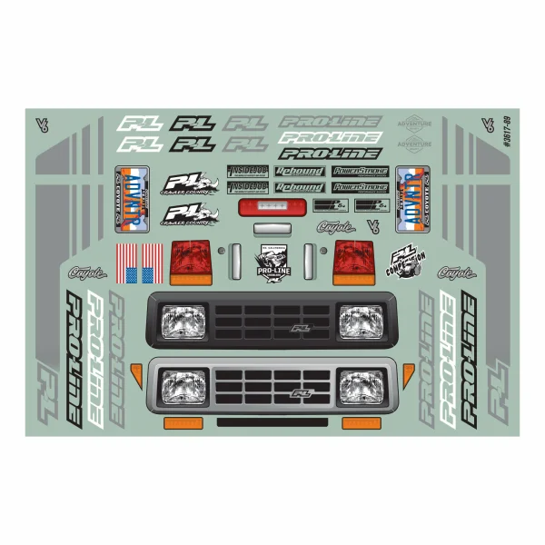 ProLine Coyote HP Clear Crawler Bodyshell - 313mm WB