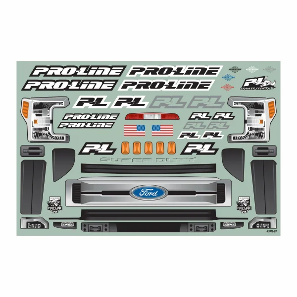 ProLine 2017 Ford F-250 Super Duty Cab Only Clear Bodyshell (313mm Wheelbase)