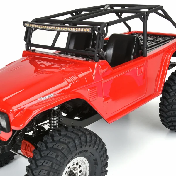 1:10 1979 Toyota Land Cruiser FJ40 Clear Body/Cage 12.3 WB — image 3 of 11