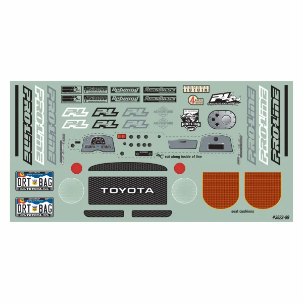 1:10 1979 Toyota Land Cruiser FJ40 Clear Body/Cage 12.3 WB — image 2 of 11