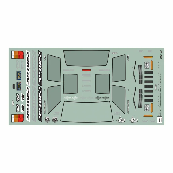ProLine 1:24 2001 Jeep Cherokee Clear Body: SCX24